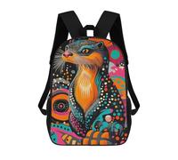 sinyumoney Mochilas Para Niños Otter in Art Otter - Playful Pop Art Mochila Escolar Impresa En 3D Para Niños Mochilas De Viaje De Moda Para Niños Estudiantes Escolares 17inch