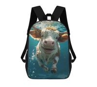 sinyumoney Mochilas Para Niños Ox Sea Mochila Escolar Impresa En 3D Para Niños Mochilas De Viaje De Moda Para Niños Estudiantes Escolares 17inch