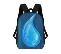 sinyumoney Mochilas Para Niños Pouring Whale Mochila Escolar Impresa En 3D Para Niños Mochilas De Viaje De Moda Para Niños Estudiantes Escolares 17inch