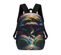 sinyumoney Mochilas Para Niños Rainbow Tree of Life Mochila Escolar Mochila Para Niños Mochila De Viaje Mochilas Para Libros Mochila Impresa En 3D Para Niños Y Niñas 17inch