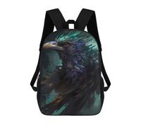 sinyumoney Mochilas Para Niños Raven Mythical Mochila Escolar Impresa En 3D Para Niños Mochilas De Viaje De Moda Para Niños Estudiantes Escolares 17inch