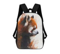 sinyumoney Mochilas Para Niños Red Panda Painting Mochila Escolar Impresa En 3D Para Niños Mochilas De Viaje De Moda Para Niños Estudiantes Escolares 17inch