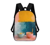 sinyumoney Mochilas Para Niños Rice And Noodles Bowls Mochila Escolar Para Niños Mochila De Viaje Mochila Escolar Para Estudiantes Bolsa Para Libros Y Material Escolar Mochilas Escolares 17inch