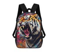 sinyumoney Mochilas Para Niños Roaring Tiger Artwork -7 Mochila Escolar Impresa En 3D Mochila De Moda Mochilas Escolares De Viaje Para La Escuela O Viajes 17inch