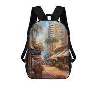 sinyumoney Mochilas Para Niños San Diego Art USA Mochila Escolar Impresa En 3D Para Niños Mochilas De Viaje De Moda Para Niños Estudiantes Escolares 17inch