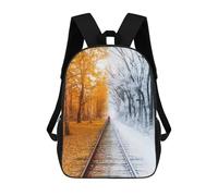 sinyumoney Mochilas Para Niños Seasons Meet A Train Tracks Through Time Mochila Escolar Impresa En 3D Mochila De Moda Mochilas Escolares De Viaje Para La Escuela O Viajes 17inch