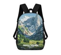 sinyumoney Mochilas Para Niños Sierra Nevada National Park Spain Mochila Escolar Impresa En 3D Para Niños Mochilas De Viaje De Moda Para Niños Estudiantes Escolares 17inch