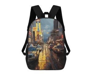 sinyumoney Mochilas Para Niños Sin City Las Vegas USA Mochila Escolar Para Niños Mochila De Viaje Mochila Escolar Para Estudiantes Bolsa Para Libros Y Material Escolar Mochilas Escolares 17inch