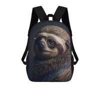 sinyumoney Mochilas Para Niños Sloth Portrait Mochila Escolar Impresa En 3D Para Niños Mochilas De Viaje De Moda Para Niños Estudiantes Escolares 17inch