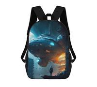 sinyumoney Mochilas Para Niños Space Station Odyssey -9 Mochila Escolar Impresa En 3D Para Niños Mochilas De Viaje De Moda Para Niños Estudiantes Escolares 17inch