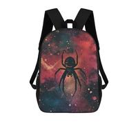 sinyumoney Mochilas Para Niños Spider Silhouette Galaxy Mochila Escolar Para Niños Mochila De Viaje Mochila Escolar Para Estudiantes Bolsa Para Libros Y Material Escolar Mochilas Escolares 17inch