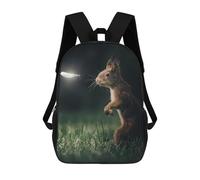 sinyumoney Mochilas Para Niños Squirrel Glowing Dragonfly Mochila Escolar Impresa En 3D Para Niños Mochilas De Viaje De Moda Para Niños Estudiantes Escolares 17inch