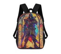 sinyumoney Mochilas Para Niños Stained Glass Rogue Mochila Escolar Impresa En 3D Para Niños Mochilas De Viaje De Moda Para Niños Estudiantes Escolares 17inch