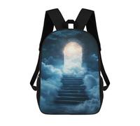 sinyumoney Mochilas Para Niños Stairway To Heaven Mochila Escolar Mochila Para Niños Mochila De Viaje Mochilas Para Libros Mochila Impresa En 3D Para Niños Y Niñas 17inch