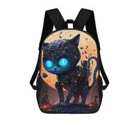 sinyumoney Mochilas Para Niños Steampunk Cat Art Mochila Escolar Impresa En 3D Para Niños Mochilas De Viaje De Moda Para Niños Estudiantes Escolares 17inch