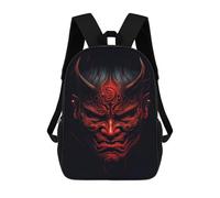 sinyumoney Mochilas Para Niños Traditional Japanese Mask Mochila Escolar Para Niños Mochila De Viaje Mochila Escolar Para Estudiantes Bolsa Para Libros Y Material Escolar Mochilas Escolares 17inch