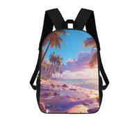 sinyumoney Mochilas Para Niños Tropical Beach Mochila Escolar Para Niños Mochila De Viaje Mochila Escolar Para Estudiantes Bolsa Para Libros Y Material Escolar Mochilas Escolares 17inch
