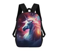 sinyumoney Mochilas Para Niños Unicorn in Stars Mochila Escolar Impresa En 3D Mochila De Moda Mochilas Escolares De Viaje Para La Escuela O Viajes 17inch