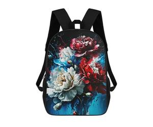 sinyumoney Mochilas Para Niños Watercolor Flowers Paint Mochila Escolar Impresa En 3D Mochila De Moda Mochilas Escolares De Viaje Para La Escuela O Viajes 17inch