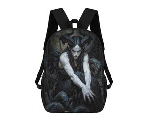 sinyumoney Mochilas Para Niños Wings of The Nocturne Serpent, Lilith Mochila Escolar Impresa En 3D Para Niños Mochilas De Viaje De Moda Para Niños Estudiantes Escolares 17inch