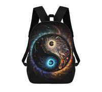 sinyumoney Mochilas Para Niños Yin Yang Universe V3 Mochila Escolar Impresa En 3D Para Niños Mochilas De Viaje De Moda Para Niños Estudiantes Escolares 17inch