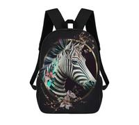 sinyumoney Mochilas Para Niños Zebra Cherry Flowres Mochila Escolar Para Niños Mochila De Viaje Mochila Escolar Para Estudiantes Bolsa Para Libros Y Material Escolar Mochilas Escolares 17inch