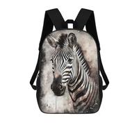 sinyumoney Mochilas Para Niños Zebra Ink Art Mochila Escolar Impresa En 3D Para Niños Mochilas De Viaje De Moda Para Niños Estudiantes Escolares 17inch
