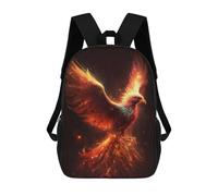 sinyumoney Mochilas Phoenix Rise Fiery Legend Mochila Escolar Para Niños Mochila Escolar Impresa En 3D Para Niños Estudiantes De Primaria Y Secundaria 17inch