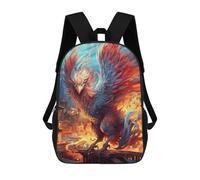 sinyumoney Mochilas Phoenix Rising Mythical Artwork -1 Mochila Escolar Para Niños Mochila Escolar Impresa En 3D Para Niños Estudiantes De Primaria Y Secundaria 17inch