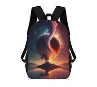 sinyumoney Mochilas Planetary Convergence A Cosmic Dance Mochila Escolar Para Niños Mochila Escolar Impresa En 3D Para Niños Estudiantes De Primaria Y Secundaria 17inch
