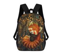 sinyumoney Mochilas Sleeping Red Panda Mochila Escolar Para Niños Mochila Escolar Impresa En 3D Para Niños Estudiantes De Primaria Y Secundaria 17inch