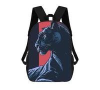 sinyumoney Mochilas Stylized Black Panther Illustration Mochila Escolar Para Niños Mochila Escolar Impresa En 3D Para Niños Estudiantes De Primaria Y Secundaria 17inch