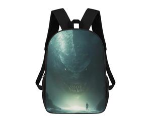 sinyumoney Mochilas Thalassophobia Underwater Monster Encounter Mochila Escolar Para Niños Mochila Escolar Impresa En 3D Para Niños Estudiantes De Primaria Y Secundaria 17inch