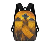 sinyumoney Mochilas The Dreamer of The Fields Mochila Escolar Para Niños Mochila Escolar Impresa En 3D Para Niños Estudiantes De Primaria Y Secundaria 17inch