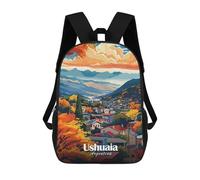 sinyumoney Mochilas Ushuaia, Argentina, Scenic Landscape Art Mochila Escolar Para Niños Mochila Escolar Impresa En 3D Para Niños Estudiantes De Primaria Y Secundaria 17inch