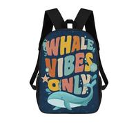 sinyumoney Mochilas Whale Watching Trip Mochila Escolar Para Niños Mochila Escolar Impresa En 3D Para Niños Estudiantes De Primaria Y Secundaria 17inch