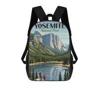 sinyumoney Mochilas Yosemite National Park Mochila Escolar Para Niños Mochila Escolar Impresa En 3D Para Niños Estudiantes De Primaria Y Secundaria 17inch