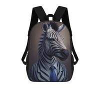 sinyumoney Mochilas Zebra Suit Animal Mochila Escolar Para Niños Mochila Escolar Impresa En 3D Para Niños Estudiantes De Primaria Y Secundaria 17inch