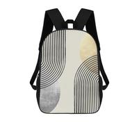 sinyumoney Modern Collage A Mochila De Moda Para Papelería, Impermeable, Informal, Para Niños/niñas/adolescentes 17inch