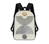 sinyumoney Modern Collage B Mochilas Para Niños Mochila Escolar Mochila Escolar Impresa En 3D Para Niños Estudiantes De Primaria Y Secundaria 17inch