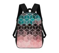 sinyumoney Modern Collage E Mochila Infantil, Mochila Escolar Infantil, Mochilas Escolares Impresas En 3D Para Niños Y Estudiantes Adolescentes 17inch