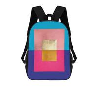 sinyumoney Modern Collage H Mochila Mochila Informal Mochila De Día Escuela Trabajo Viajes Bolsa Para Hombres/Mujeres 17inch