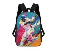 sinyumoney Modern Cricket Mochila Escolar Impresa En 3D Mochilas Informales Para Niños Mochila Escolar Impresa En 3D Para Niños De Primaria Y Secundaria 17inch