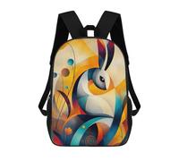 sinyumoney Modern Cubism Rabbit Mochila De Viaje Resistente Al Agua, Bolsa Para Computadora Para Hombres, Mujeres Y Adolescentes 17inch