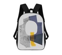 sinyumoney Modern Textures 02 Mochila Escolar Infantil Impresa En 3D Para Niños, Mochilas De Viaje De Alta Capacidad, Bolsas Para Libros, Mochila Escolar Infantil 17inch