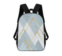 sinyumoney Modern Textures XIII Mochila Escolar Impresa En 3D Mochilas Informales Para Niños Mochila Escolar Impresa En 3D Para Niños De Primaria Y Secundaria 17inch