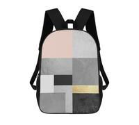 sinyumoney Modern Textures XVI Mochila Infantil, Mochila Escolar Para Niños Y Adolescentes, Mochila De Viaje, Mochila Escolar, Mochila Para Libros 17inch