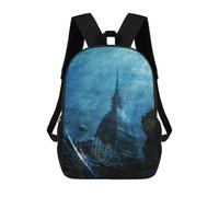 sinyumoney Mole View Texture Mochila Infantil Con Impresión 3D, Mochila Escolar Para Niños, Mochila Informal Divertida Para Niños Y Adolescentes 17inch