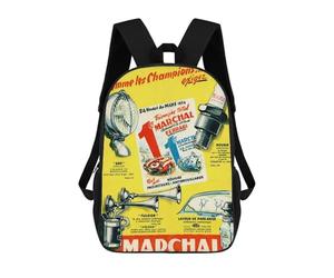 sinyumoney Monaco 7eme Grand Prix 22 Avril 1935 Mochila Escolar Impermeable Para Ordenador, Ideal Para El Campus, Actividades Al Aire Libre, Viajes Y Deportes 17inch