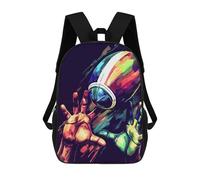 sinyumoney Monk Meditating at Angkor Wat Temple Mochila escolar ligera mochila escolar Dayback Bookbag College para hombres, mujeres y adolescentes, Rugby Catch, 17"
